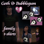 Goth & Bubblegum Family Shirts logo