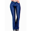 Minju Denim Pants with belt logo