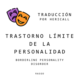 BORDERLINE PERSONALITY DISORDER (traducción al español) logo