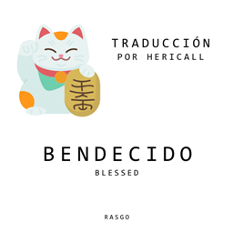 BLESSED (traducción al español) logo