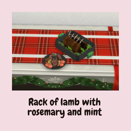 Rack of lamb with rosemary and mint