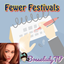 Fewer Festivals logo