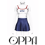 OPPASIMS - Lettuce Sleeve Top Under Tank Top With Skater Skirt 01 logo
