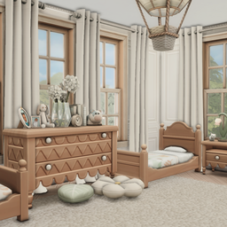 Elegant Twin Bedroom