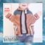 Toddler's Knit Sweater Layered Up Hoodie Flap Strap Jacket logo