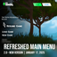 Refreshed Main Menu