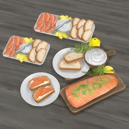 Gravlax & Soft Cheese Crostini Recipe