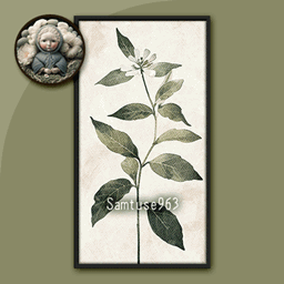HQ Minimalist Branches Long Painting #4 Sellable Extra D Samtuse963 project image