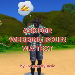 Ask for Wedding Roles via Text logo