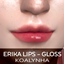 Erika Lips - Gloss Lipstick Makeup logo
