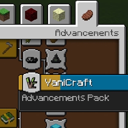 VaniCraft Advancements Pack logo