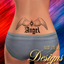 Love of an Angel Lower Back tattoo logo