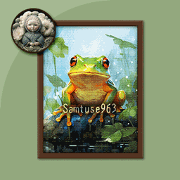 Frog Mini Painting One #1 Extra G Samtuse963 project image