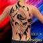 Flaming hot Skull Tattoo logo