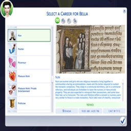 Spanish Translation "Medieval Nun Career" - Traducción Español "Medieval Nun Career"