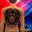 Full Back Lion Tattoo Male Base Game logo