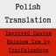 Improved Custom Rainbow Cow by YourFalseHope - Polish Translation