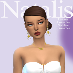 Necklace & earrings set N04ⁿᵃᵗᵃˡⁱˢ
