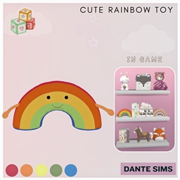 Cute rainbow toy