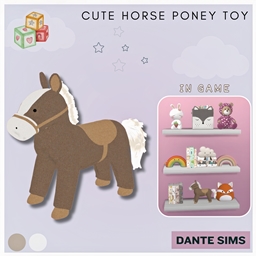 Cute Horse Poney toy