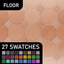🧱 [ESI]  Terracotta Octagon Square Tiles  | Floor logo