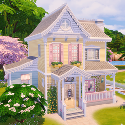 Dreamy Pastel Victorian House