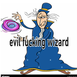 The Evil F$#@ng Wizard logo
