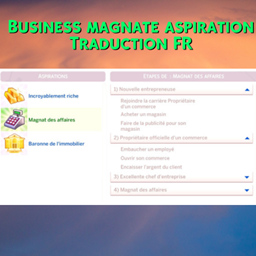 Mod Business Magnate aspiration par Kiara - Trad FR