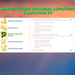 Mod Master Flower Arranger aspiration par Kiara - Trad FR