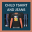Child Graphic T's and 2 Pair of Jeans logo