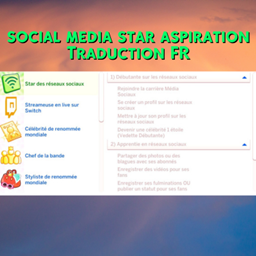 Mod Social Media Star aspiration par Kiara - Trad FR