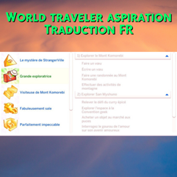 Mod World Traveler aspiration par Kiara - Trad FR