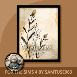 Impressionist Flower Mini Painting One #1 Extra G