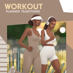 "Workout" Planner Traditions Mod by SimwithShan translation into Spanish