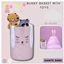 Bunny basket with toys logo