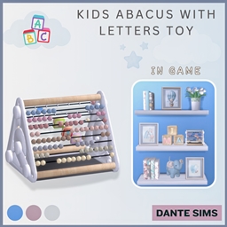 Kids abacus with letters toy project image