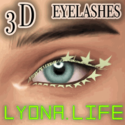 Eyelashes_feminine 3d logo