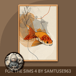 Minimalist Fish Painting #1 Sellable Extra A Samtuse963 logo