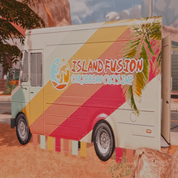 Island Fusion: Carribean Cuisine Food Truck + Custom Dishes & Drinks by lifelikesimz / translation spanish by Monisims