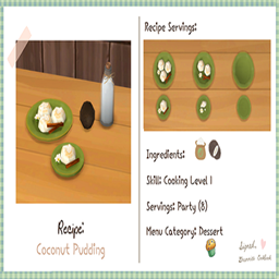 Coconut Pudding BY Littlbowbub / translation spanish - dokimtz