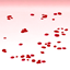 Rose petals Valentines Day logo