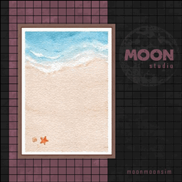 Summer beach wall art