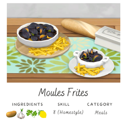 Moules Frites by TianaSims / translation spanish - dokimtz