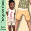 Toddler  Bunny Bloom Pajamas Shorts logo