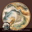 Marble Round Dance Rug #2 Samtuse963