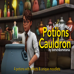 borsch & smetania Functional Potions Cauldron / translation spanish by Monisims