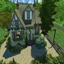 Cottage with a simple horse stable logo