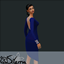 Melissa Long-sleeve dress logo
