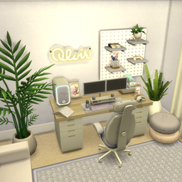 Pastel Purple Comfy Gamer Room