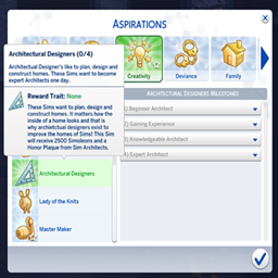 kiarasims Architectural Designer Aspiration / translation spanish by Monisims
